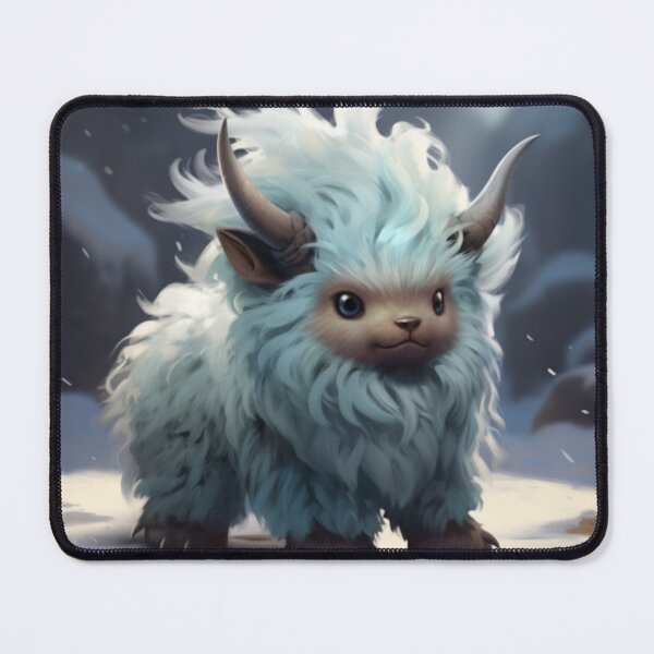 Item preview, Fluffy Snow Creature designed and sold by Solace Sparkles.