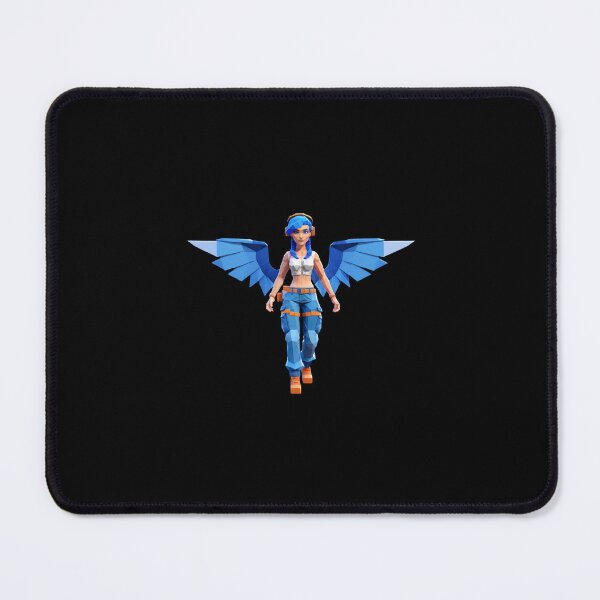 Item preview, Blue hair blue wings pgn style designed and sold by RJsphotography and More.