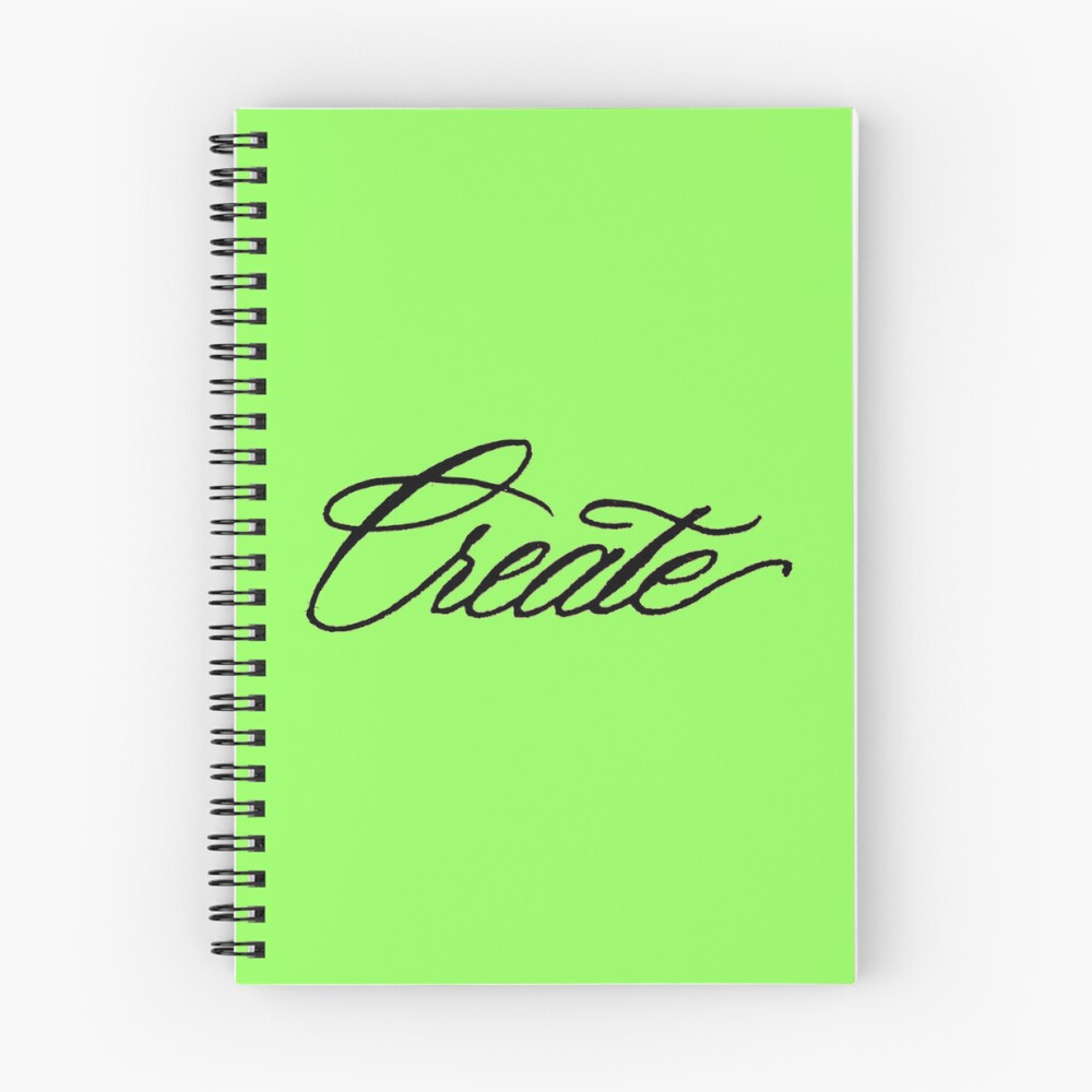 Item preview, Spiral Notebook designed and sold by CalligraphyJude.