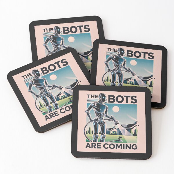Item preview, the bots are coming designed and sold by TEEJAMBOREE.