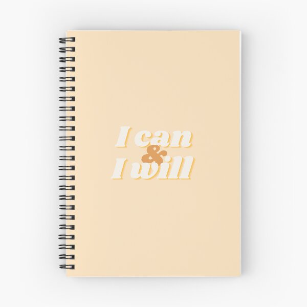 Item preview, I Can and I Will Inspirational Cute Aesthetic designed and sold by InkyDoodleDoo.