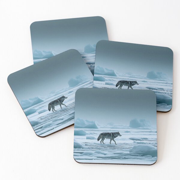Item preview, Struggling Wolf on Icy Terrain designed and sold by daila70.