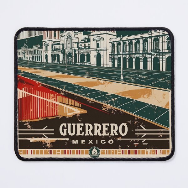 Item preview, Guerrero Mexico 1950s Vintage Travel Tourism Poster designed and sold by TravelersGems.