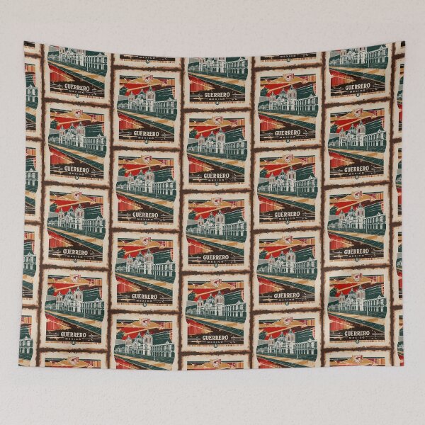 Item preview, Guerrero Mexico 1950s Vintage Travel Tourism Poster  designed and sold by TravelersGems.