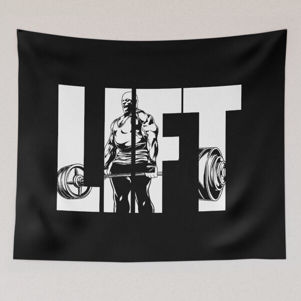 Item preview, LIFT, Ronnie Coleman Bodybuilding Gym Motivation designed and sold by chantastical.