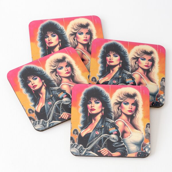 Item preview, 80s Biker Girls designed and sold by PulpVintage.