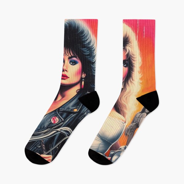 Item preview, 80s Biker Girls designed and sold by PulpVintage.