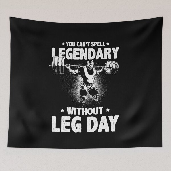 Item preview, Can't Spell Legendary Without Leg Day, Ronnie Coleman - Gym Motivation designed and sold by chantastical.