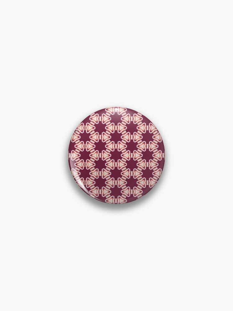 Thumbnail 1 of 3, Pin, Electric Red Thread designed and sold by mackngraphics.