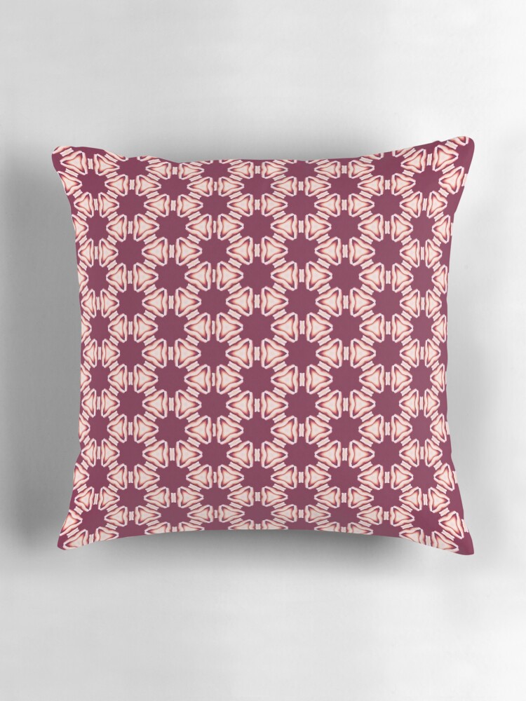 Thumbnail 3 of 4, Pillow, Electric Red Thread designed and sold by mackngraphics.