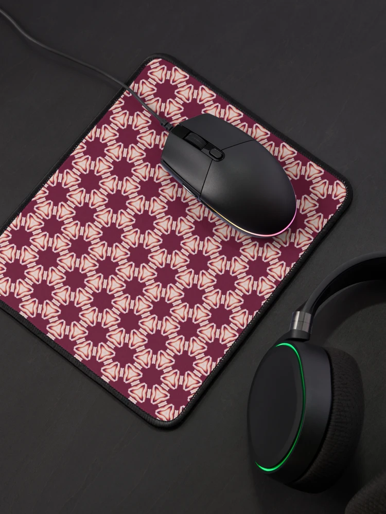 Thumbnail 4 of 5, Mouse Pad, Electric Red Thread designed and sold by mackngraphics.