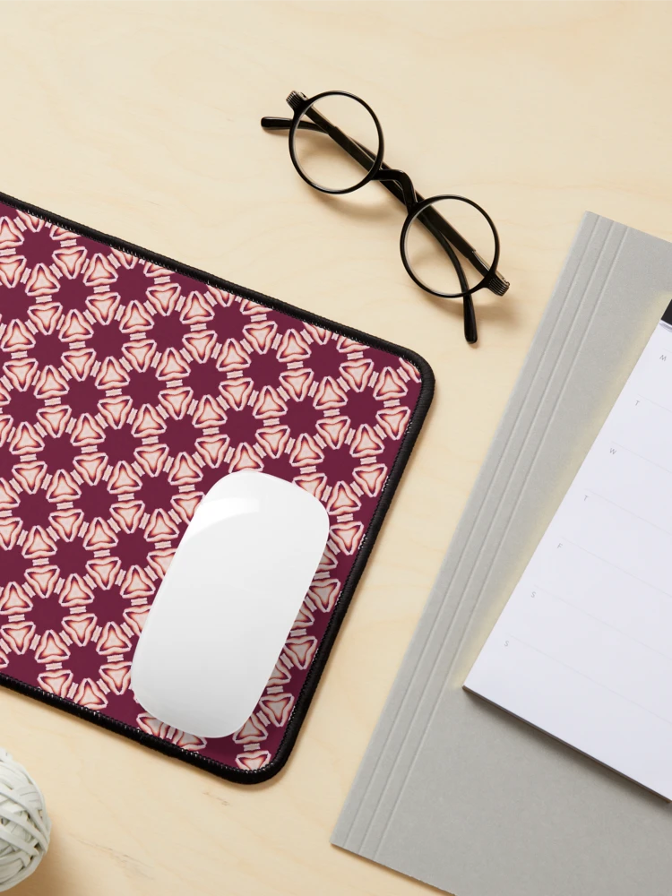Thumbnail 3 of 5, Mouse Pad, Electric Red Thread designed and sold by mackngraphics.