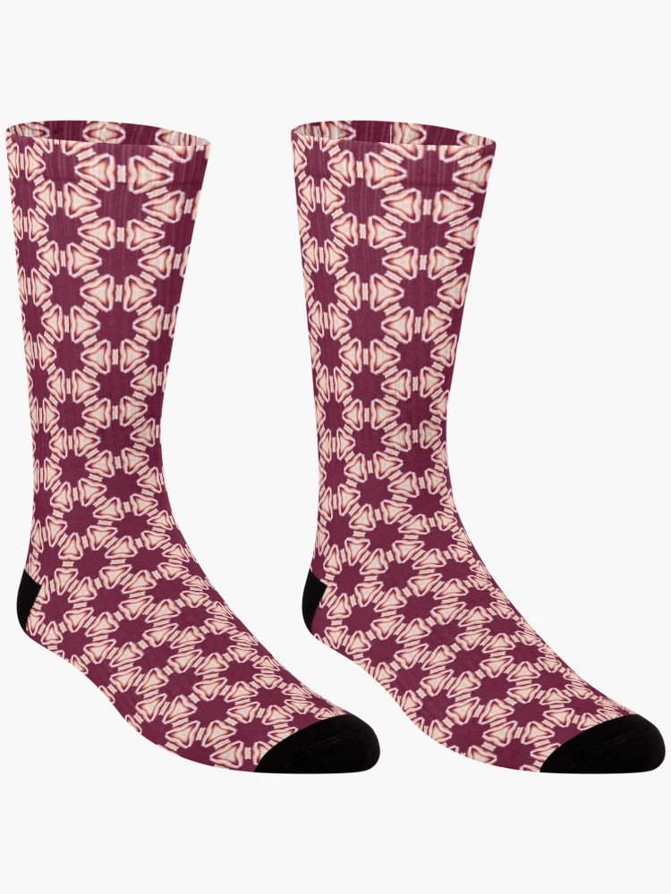 Thumbnail 3 of 5, Socks, Electric Red Thread designed and sold by mackngraphics.