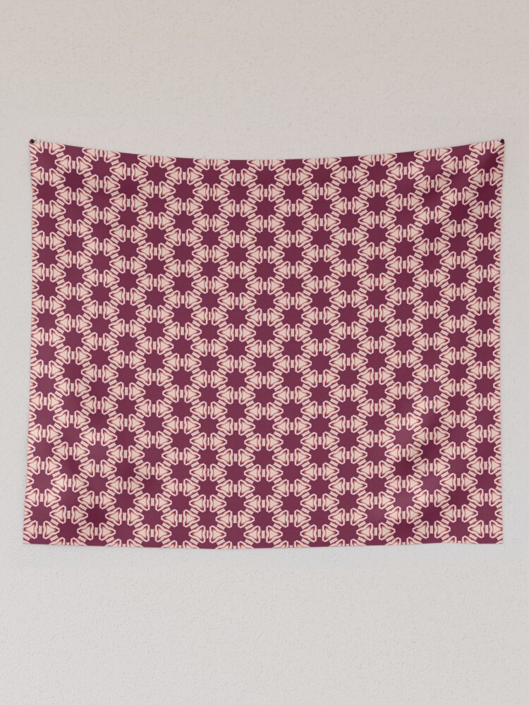 Thumbnail 2 of 3, Tapestry, Electric Red Thread designed and sold by mackngraphics.