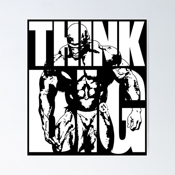 Item preview, Think Big, Ronnie Coleman - Bodybuilding Gym Motivation designed and sold by chantastical.