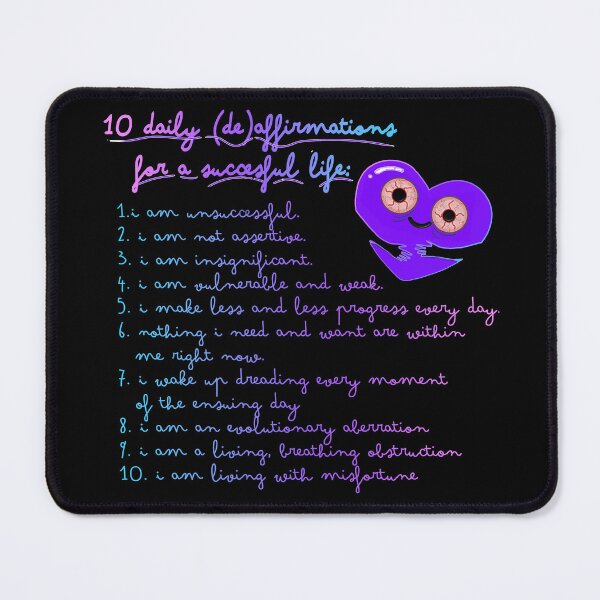 Item preview, (de)affirmations designed and sold by saaad-pap.
