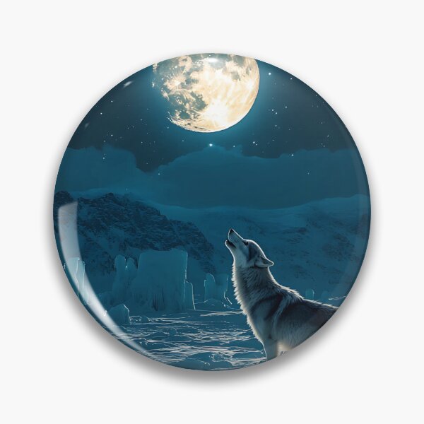 Item preview, Wolf Howling at the Moon designed and sold by daila70.