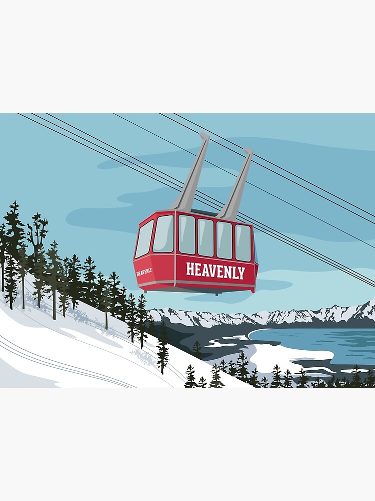 "Heavenly Mt. Gondola" Poster for Sale by jakerley Redbubble