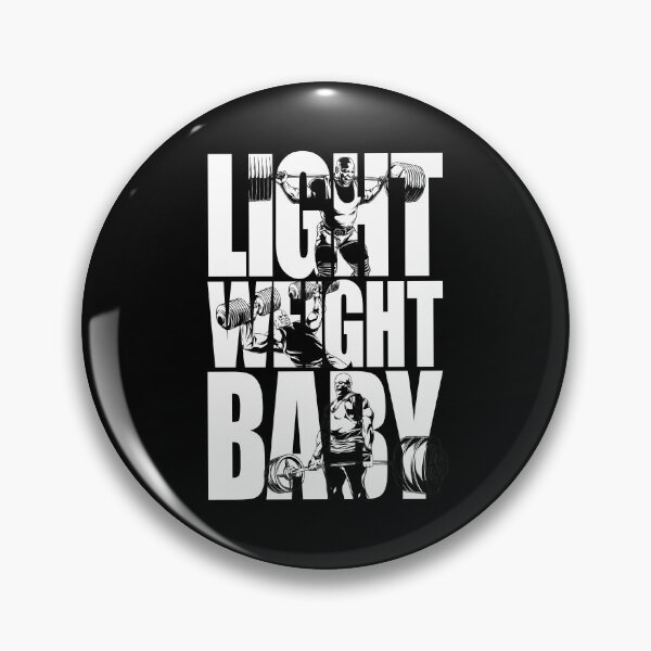 Artikelvorschau, Leichtgewicht - Baby - Ronnie Coleman - Bodybuilding-Fitnessstudio-Motivation entworfen und verkauft von chantastical.