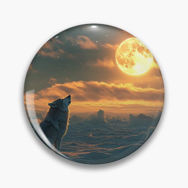 Item preview, Lone Wolf in the Frozen Tundra designed and sold by daila70.