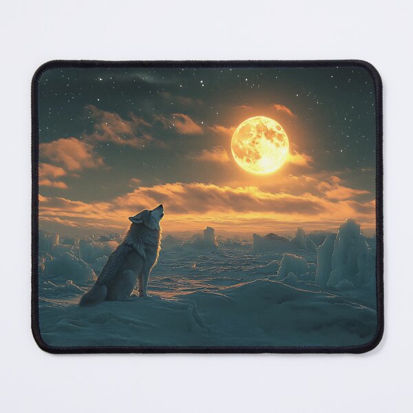 Item preview, Lone Wolf in the Frozen Tundra designed and sold by daila70.