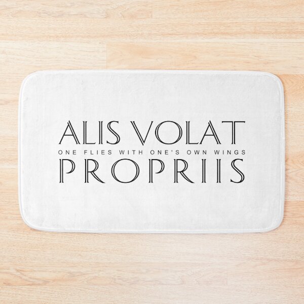 Item preview, Alis Volat Propriis (One flies with one’s own wings) designed and sold by Elvin Dantes.