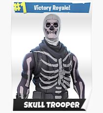 Fortnite - Skull Trooper (Victory Royale) Poster