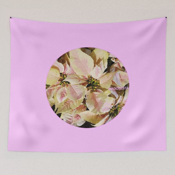 Item preview, Floral Pink / Yellow Poinsettia by Wagonesta  designed and sold by Wagonesta.