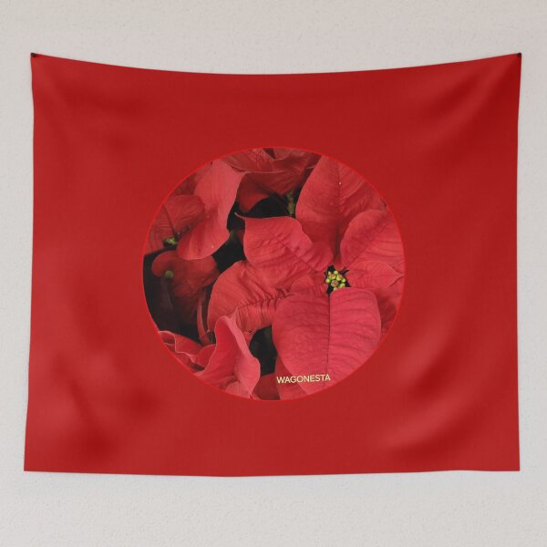 Item preview, Floral Red Poinsettia by Wagonesta  designed and sold by Wagonesta.
