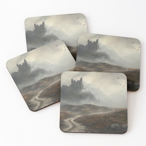 Item preview, Mystical Fortress in the Fog designed and sold by jgvisualarts.