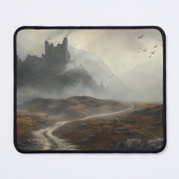 Item preview, Mystical Fortress in the Fog designed and sold by jgvisualarts.