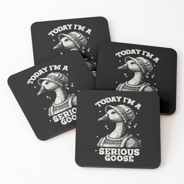 Item preview, Today I'm A Serious Goose Funny Goose With Bonnet designed and sold by TeeByDesignsCo®.