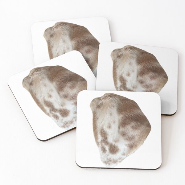Item preview, Realistic Brown and White Dog Ear Sticker designed and sold by JRae Designs.