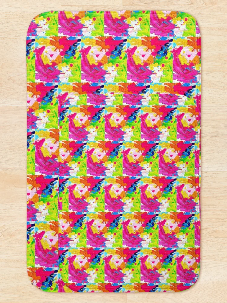 Thumbnail 5 of 6, Bath Mat, Abstract Expression designed and sold by msitefo.