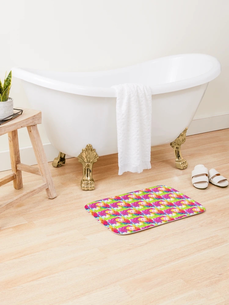 Thumbnail 2 of 6, Bath Mat, Abstract Expression designed and sold by msitefo.