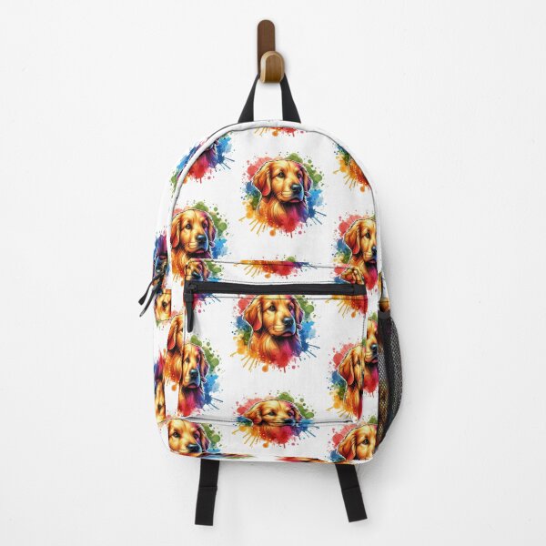 Item preview, Golden Retriever Watercolor Modern Art Paint Splash designed and sold by 2ndSketch.