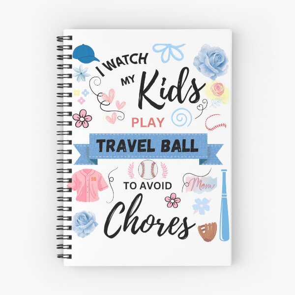 Artikelvorschau, Ich schaue meinen Kindern beim Travel Ball spielen zu, um lästige Pflichten zu vermeiden - Lustiges Baseball-Mama-Design entworfen und verkauft von DucksOnAPond.