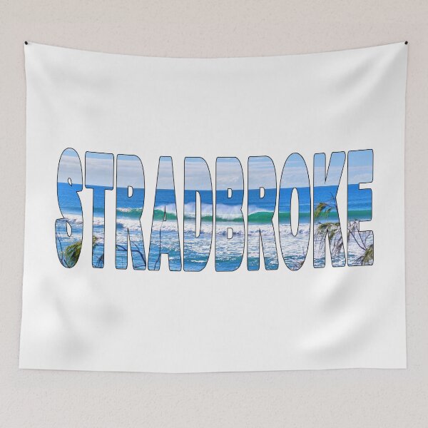 Item preview, STRADBROKE - Island Main Beach Surf With She-Oaks designed and sold by Adam Gormley.