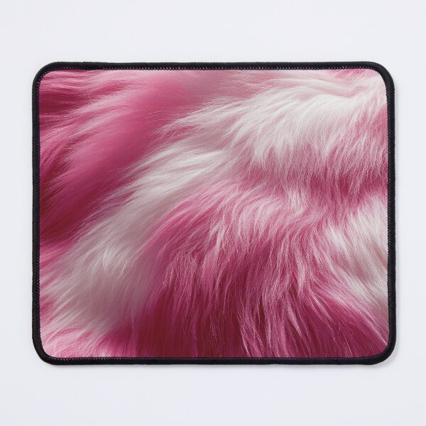 Item preview, Soft Plush Close-Up: Pink and White Fur Textures designed and sold by bAIryBarn.
