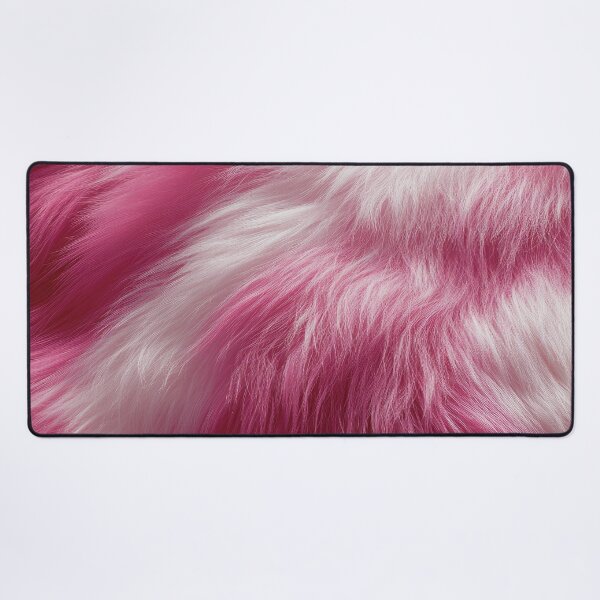 Item preview, Soft Plush Close-Up: Pink and White Fur Textures designed and sold by bAIryBarn.