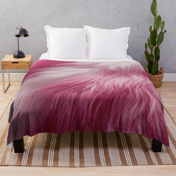 Item preview, Soft Plush Close-Up: Pink and White Fur Textures designed and sold by bAIryBarn.