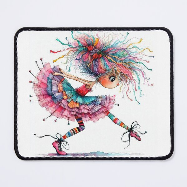 Item preview, Cute ballerina girl designed and sold by Christina Brunton Art.