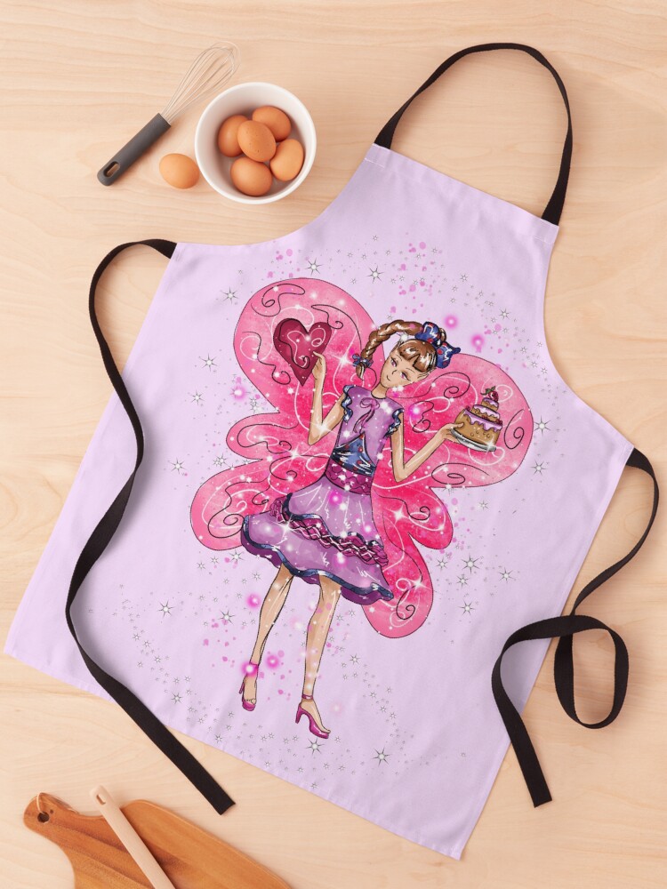 Thumbnail 1 of 6, Apron, Vesta The Valentines Day Fairy™ designed and sold by TeelieTurner.