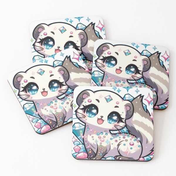 Item preview, Sparkling Ferret designed and sold by Solace Sparkles.