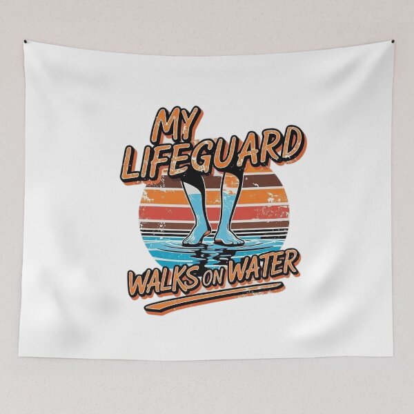 Item preview, My Lifeguard Walks on Water designed and sold by Faithloveshop.