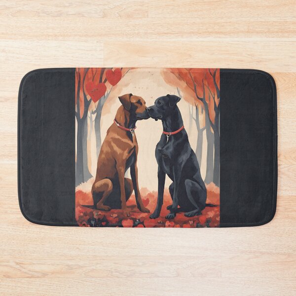 Item preview, Dogs in Love, dog, Lovings dogs designed and sold by GOLDENGARDENART.