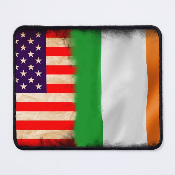 Item preview, US Flag and Ireland,Irish Flag Pride Wear Design. My Roots designed and sold by LovelyHappyGift.