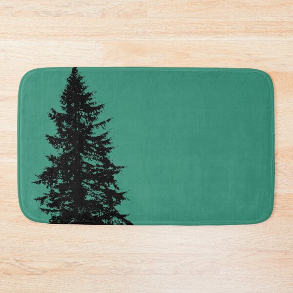 Item preview, Pine Tree Black Thin Lines designed and sold by TangledRoots.