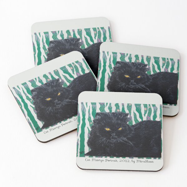 Item preview, Black cat Matryn by MiraSlava, 2012 designed and sold by ArtMiraSlava.