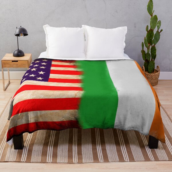 Item preview, US Flag and Ireland,Irish Flag Pride Wear Design. My Roots designed and sold by LovelyHappyGift.